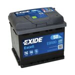 Batterie exide eb500 12v 50ah 450a l1d