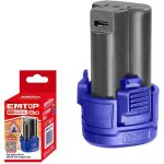 Emtop - batterie lithium - ion visseuse perceuse perforateur 12v 1. 5ah compatible avec tous les outils ...