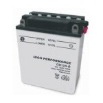Batterie moto 12v 14ah - ytx16 - bs - ce produit de marque est neuf. - topcar