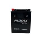 Batterie moto numax nb14a - a2 sla 12v 14ah 210a dimensions: 134x90x166mm et plus  gauche
