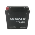 Batterie moto numax premium scell� agm ntx16 - bs / ytx16 - bs sla - 12v 14ah 230a