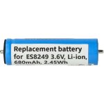 Batterie compatible avec panasonic es - st25, es - sl40, es - sl41, es - st23, esst25 rasoir tondeuse ...