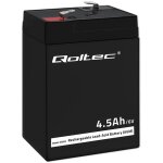 Batterie qoltec agm 6 v 4, 5 ah sans entretien efficace longue durée de vie pour onduleurs, balances ... Batterie qoltec agm 6 v 4, 5 ah sans entretien efficace longue durée de vie pour onduleurs, balances ...