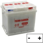 Batterie s�che de d�marrage de tracteur de pelouse scell�e 12v 55ah, p�le positif droit