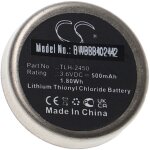 Vhbw - batterie compatible avec testo 184 - t4 outil de mesure (500mah, 3, 6v, li - socl2) Vhbw - batterie compatible avec testo 184 - t4 outil de mesure (500mah, 3, 6v, li - socl2)