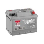 Batterie yuasa silver ybx5075 12v 60ah 640a hautes performances lb2d