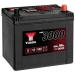 Batterie yuasa smf ybx3005 12v 60ah 500a d23d