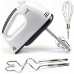 Batteur �lectrique � main, 7 niveaux, comprend 2 fouets, 2 crochets p�trisseurs en acier inoxydable, ...