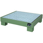 Bauer - eurokraft pro, cuve de r�tention en acier, l x l x h 800 x 900