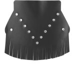 Bavette de garde - boue de moto, dcoration de couvercle de garde - boue arrire  franges en cuir universel ...