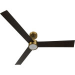 Ventilateur de plafond dc climate iv laiton avec led