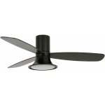Beacon - ventilateur de plafond flusso dc noir 132 cm avec led