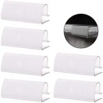 Bebusingoto 12 pi�ces clips de jupe de table en plastique transparent avec attache � crochet pour couverture ...