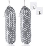 Bebusingoto 2 pi�ces support de sac en plastique, distributeur de sacs � provisions, organisateur r�utilisable ...