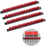 Bebusingoto 4pcs support tournevis, rangement tournevis, 35cm barres pour porte outils mural pour maison ...