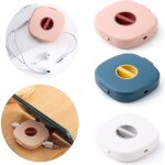 Bebusingoto paquet de 3 enrouleurs compacts d'organisateur de cordon de gestion de c�ble avec la fonction ...
