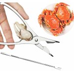 Bebusingoto pinces de crabe pince � crevettes en alliage de zinc manger des outils de crabe outils de ...