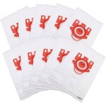 Bebusingoto sac � poussi�re non tiss� synth�tique, 10 pi�ces, accessoires pour aspirateur miele fjm s�rie ...