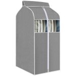 Beige - sac  vtements suspendu sac de rangement pour organisateur de sac  vtements avec fentres ...