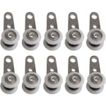 Beijiyi - lot de 10 roulettes pour baies vitres ou portes coulissantes - en mtal et en plastique - ...