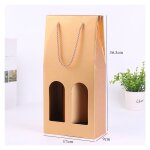 Beijiyi - lot de 10 sacs à bouteille pour 2 bouteilles de champagne / vin avec cordon textile et fenêtre, ... Beijiyi - lot de 10 sacs à bouteille pour 2 bouteilles de champagne / vin avec cordon textile et fenêtre, ...