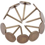 Beijiyi - 100pcs clou tapissier punaise clous de tapissiers en fer � t�te plate de style vintage, pour ...