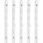 Beijiyi - 100w 118mm r7s dimmable ampoule halogne crayon blanc chaud 2800k r7s linaire 1500lm projecteur ...