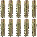 Beijiyi - 10x chevilles  expansion en mtal - ?6x32mm - pour fixation en bton, bton cellulaire, carreaux ...