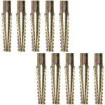 Beijiyi - 10x chevilles  expansion en mtal - ?8x60mm - pour fixation en bton, bton cellulaire, carreaux ...