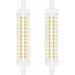 Beijiyi - 118mm r7s ampoule led 10w blanc chaud 2700k linaire projecteur  double extrmits remplacement ...