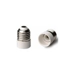 Lot de 2 adaptateurs de culot e27 vers e14 pour ampoule led et basse consommation