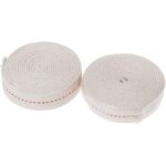 Beijiyi - 2 mtres coton mche de lampe, mches de rechange lanterne mches pour brleurs lampes  huile ...