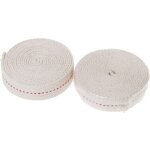 Beijiyi - 2 m�tres coton m�che de lampe, m�ches de rechange lanterne m�ches pour br�leurs lampes � huile ...