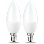 Beijiyi - lot de 2 petites ampoules led en forme de flamme culot edison  vis e14 5 w (quivalent 40 ...