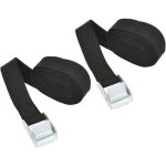 Beijiyi - 2 pices sangle d'arrimage 2. 5x300 cm sangle  cliquet sangle  griffe pour attacher les bagages, ...