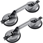 Beijiyi - 2 x ventouse double 100kg, aluminium ventouse de manutention 120mm ventouses de vitrier
