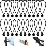 Beijiyi - 20 pices tendeur elastique, 150mm flexible sandow elastique, tendeur elastique boule, durable ...