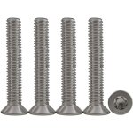 Beijiyi - 25 pices m4 x 45 vis  tte fraise vis torx en acier inoxydable 304 vis  mtaux entranement ...