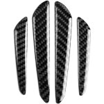 Beijiyi - 4pcs garde fibre de carbone bord porte pare - chocs de protection inserts couverture voiture ...