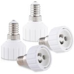 Beijiyi - 4x adaptateur de douille - convertisseur douilles e14 vers gu10 - adaptateur de support de ...