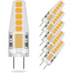 Beijiyi - 5x ampoules g4 led blanc chaud, 36mm x 9mm plus proche de la taille traditionnelle, 3w led ...