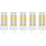 Beijiyi - 5x g4 lampe led 5w ampoule lampe 51 smd 2835leds blanc chaud 3000k ampoule led 400lm quivalent ...