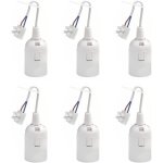 Beijiyi - 6 pi�ces douille de lampe e27 support d'ampoule 2a 250v douille de r�novation de chantier avec ...