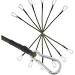 Beijiyi - lot de 6 tendeurs en caoutchouc avec mousqueton, 120cm longueur 8mm paisseur, super lastiques, ...