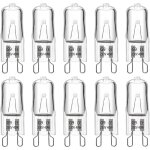 Beijiyi - ampoule halogene g9 40w 230v, 480lm 2900k blanc chaud dimmable, g9 ampoules capsule, pour lustres, ...
