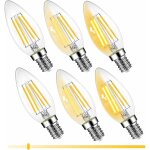 Beijiyi - ampoule led e14 bougie, 6w ampoule led dimmable, quivalent incandescente 60w, 600lm ampoule ...