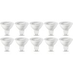 Beijiyi - basics lot de 10 ampoules spot led gu5. 3 mr16 5 w (�quivalent 35 w) blanc chaud intensit� ...