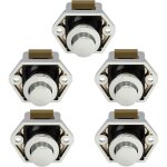 Beijiyi - bouton poussoir camping car - loquet serrure bouton fermeture porte placard pour rv caravane ...