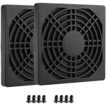 Beijiyi - cache de fente avec vis et couvercle de ventilateur avec filtre � poussi�re ultra fin (2 bo�tes ...