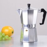 Beijiyi - cafeti�re � expresso en aluminium pour 3 tasses de caf� (150 ml)